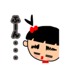 可愛くて癒される❤ぶちゃかわ❤愛ちゃん❤2（個別スタンプ：27）