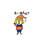 可愛いお花と不思議な子スタンプ（個別スタンプ：38）