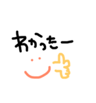 使いやすい手書き文字スタンプ（個別スタンプ：33）