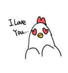 英語ニワトリ-english chicken（個別スタンプ：4）