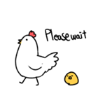 英語ニワトリ-english chicken（個別スタンプ：5）