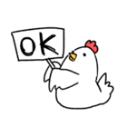 英語ニワトリ-english chicken（個別スタンプ：6）