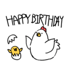 英語ニワトリ-english chicken（個別スタンプ：8）
