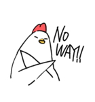 英語ニワトリ-english chicken（個別スタンプ：14）