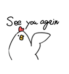 英語ニワトリ-english chicken（個別スタンプ：16）