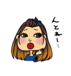 もだんしもじ（個別スタンプ：9）