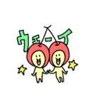 愉快なりんごちゃん（個別スタンプ：2）