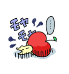 愉快なりんごちゃん（個別スタンプ：8）