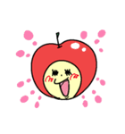 愉快なりんごちゃん（個別スタンプ：19）