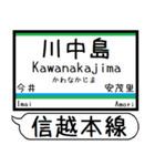 長野 しなの線 駅名 シンプル＆いつでも（個別スタンプ：21）