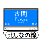 長野 しなの線 駅名 シンプル＆いつでも（個別スタンプ：28）