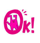 耳折れうさぎ（日常編）（個別スタンプ：1）