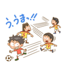 ジュニアサッカー赤白赤ユニ（個別スタンプ：13）