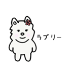 かわいい子犬のサモ（個別スタンプ：1）