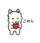 かわいい子犬のサモ（個別スタンプ：3）