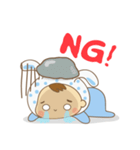 赤ちゃんウサギ Rabbit Baby（個別スタンプ：4）