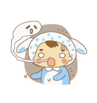 赤ちゃんウサギ Rabbit Baby（個別スタンプ：5）