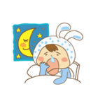 赤ちゃんウサギ Rabbit Baby（個別スタンプ：7）
