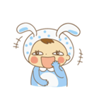 赤ちゃんウサギ Rabbit Baby（個別スタンプ：8）