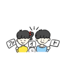 使いやすい男の子、女の子ノーマルスタンプ（個別スタンプ：15）