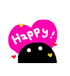 くろいやつ。（個別スタンプ：32）