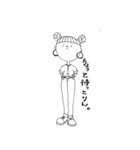 みーんなおんなのこ（個別スタンプ：4）