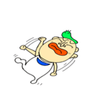毎日使う 青虫君ときもかわ男の子（個別スタンプ：9）