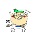 毎日使う 青虫君ときもかわ男の子（個別スタンプ：16）