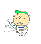 毎日使う 青虫君ときもかわ男の子（個別スタンプ：37）