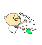 毎日使う 青虫君ときもかわ男の子（個別スタンプ：40）