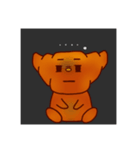 腹黒パンシリーズその1〜黒ワッサンくん〜（個別スタンプ：10）