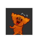 腹黒パンシリーズその1〜黒ワッサンくん〜（個別スタンプ：32）