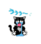 いたずら黒猫「クー」（個別スタンプ：24）
