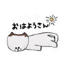 おかっぱねこ文字入り（個別スタンプ：1）