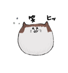 おかっぱねこ文字入り（個別スタンプ：5）