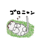 おかっぱねこ文字入り（個別スタンプ：13）