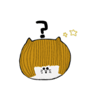 おかっぱねこ文字入り（個別スタンプ：28）
