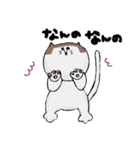 おかっぱねこ文字入り（個別スタンプ：37）