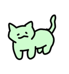 のんびりカラフルねこ（個別スタンプ：17）