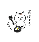 三毛と黒白ねこ（個別スタンプ：1）