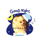 ポメラニアン もものきもち（個別スタンプ：2）