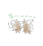 紙を嗜むハリネズミくん（個別スタンプ：5）