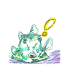 手描きの動物の日常行動（個別スタンプ：8）