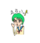 昔覚えた女の子の描き方スタンプ（個別スタンプ：1）