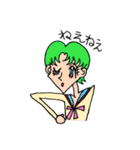 昔覚えた女の子の描き方スタンプ（個別スタンプ：3）