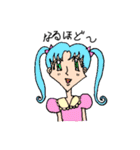 昔覚えた女の子の描き方スタンプ（個別スタンプ：12）