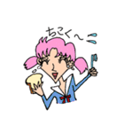 昔覚えた女の子の描き方スタンプ（個別スタンプ：18）