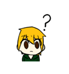 素直になりたい金髪くん（個別スタンプ：6）
