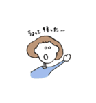 ふさふさボブの女の子（個別スタンプ：17）
