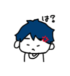 蒼い髪の男の子（個別スタンプ：6）